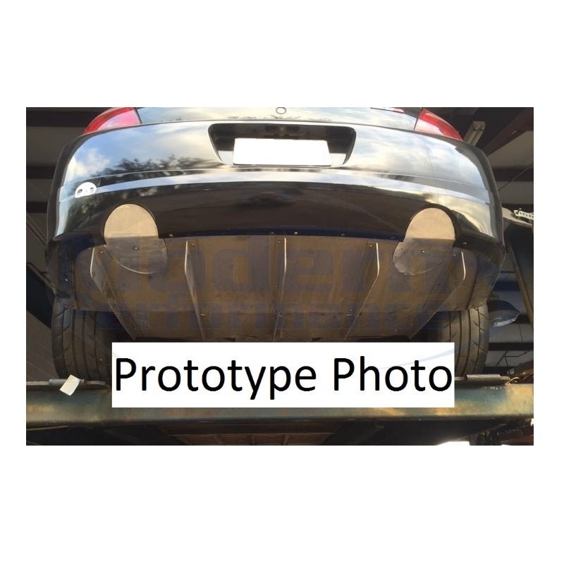 MPx Aluminum Rear Diffuser, 03-05 Neon SRT-4