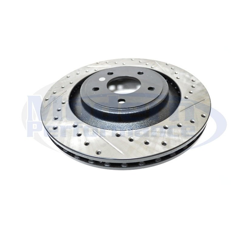 StopTech Drilled & Slotted Rotors (Front Pair), 08-09 Caliber SRT-4