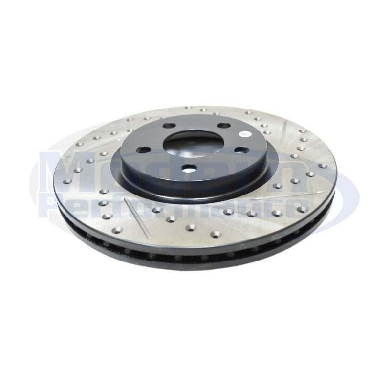 StopTech Drilled & Slotted Rotors (Front Pair), 01-10 PT Cruiser