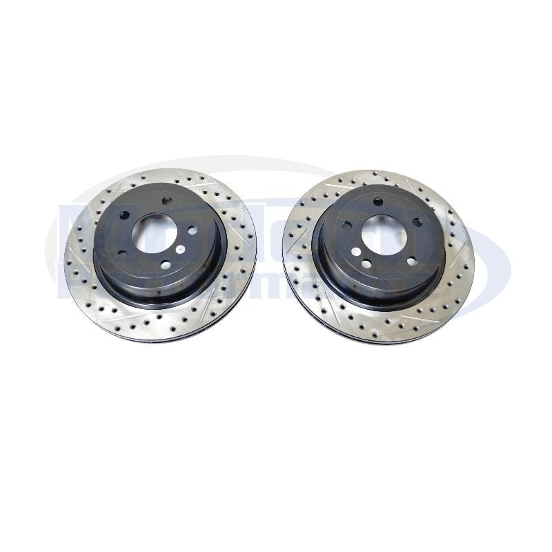 StopTech Drilled & Slotted Rotors (Rear Pair), 08-10 Cobalt SS