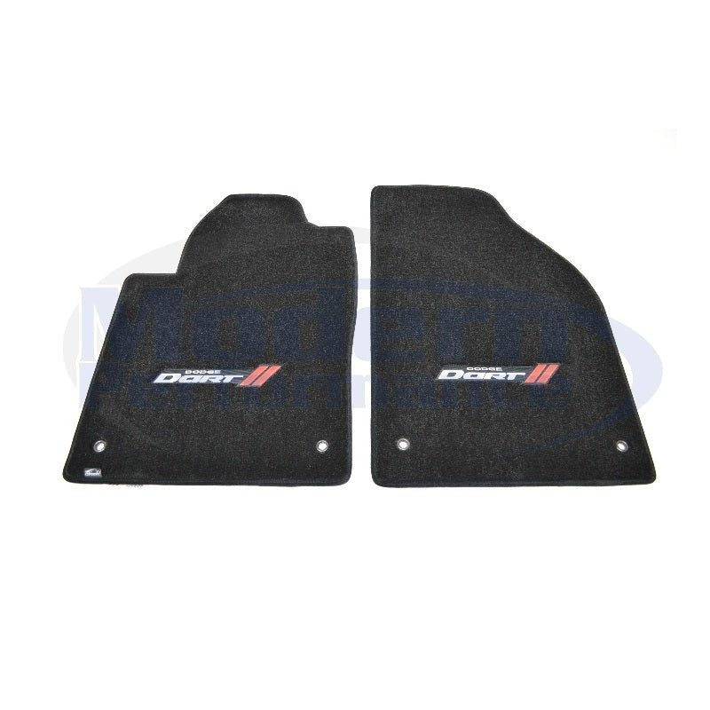 Mopar Officially Licensed Dodge Logo Floor Mats, 2013-16 Dart
