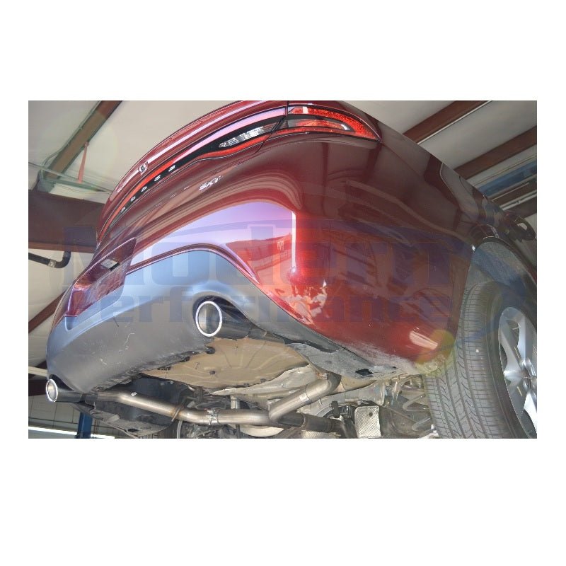 Mopar OEM Lower Rear Bumper Dual Exhaust Tip Valance, 2013-16 Dart