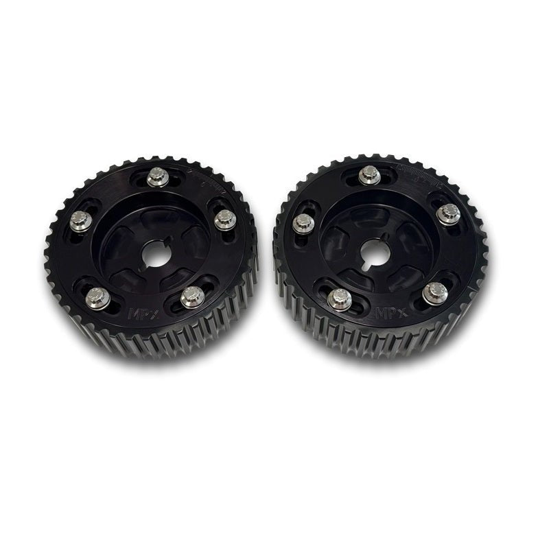 MPx BLACK Adjustable Cam Gears, 03-05 Neon SRT-4 / 95-99 Neon 2.4L Swap