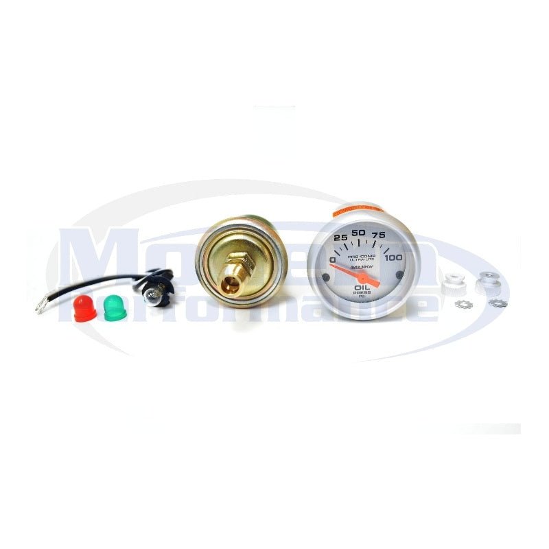 Autometer Electric Oil Pressure Gauge (0-100 PSI)