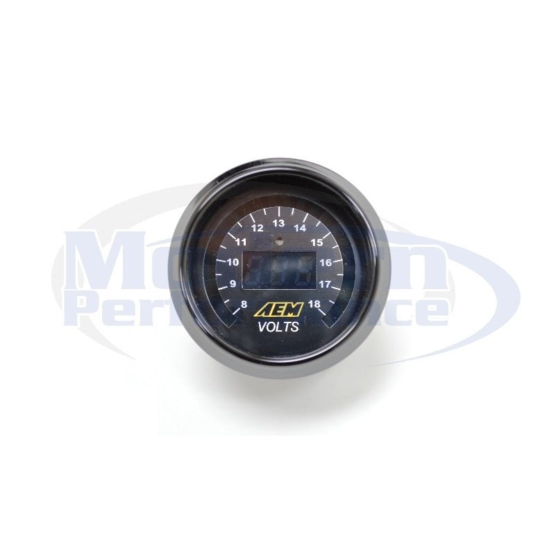 AEM Digital Voltmeter Gauge (8-18V)