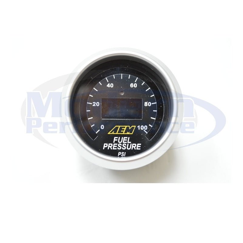 AEM Digital Oil/Fuel Pressure Gauge (0-100 PSI)