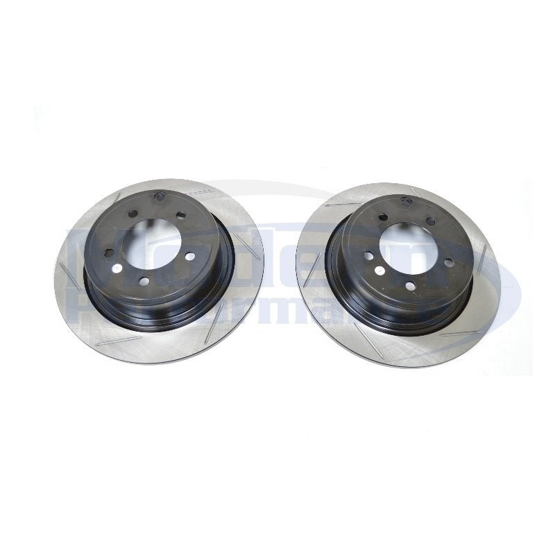 StopTech Slotted Rotors (Rear Pair), 08-09 Caliber SRT-4