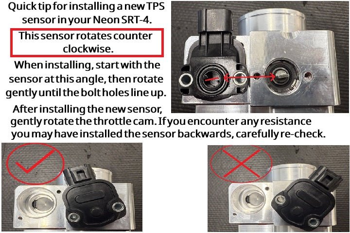 Mopar OEM TPS Sensor, 03-05 Neon SRT-4